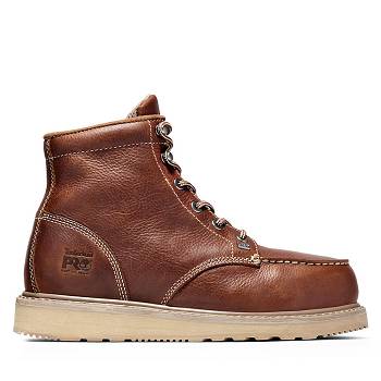 Timberland PRO Barstow Wedge Alloy Toe - Hnede 6 Inch Cizmy Panske, T0249SK